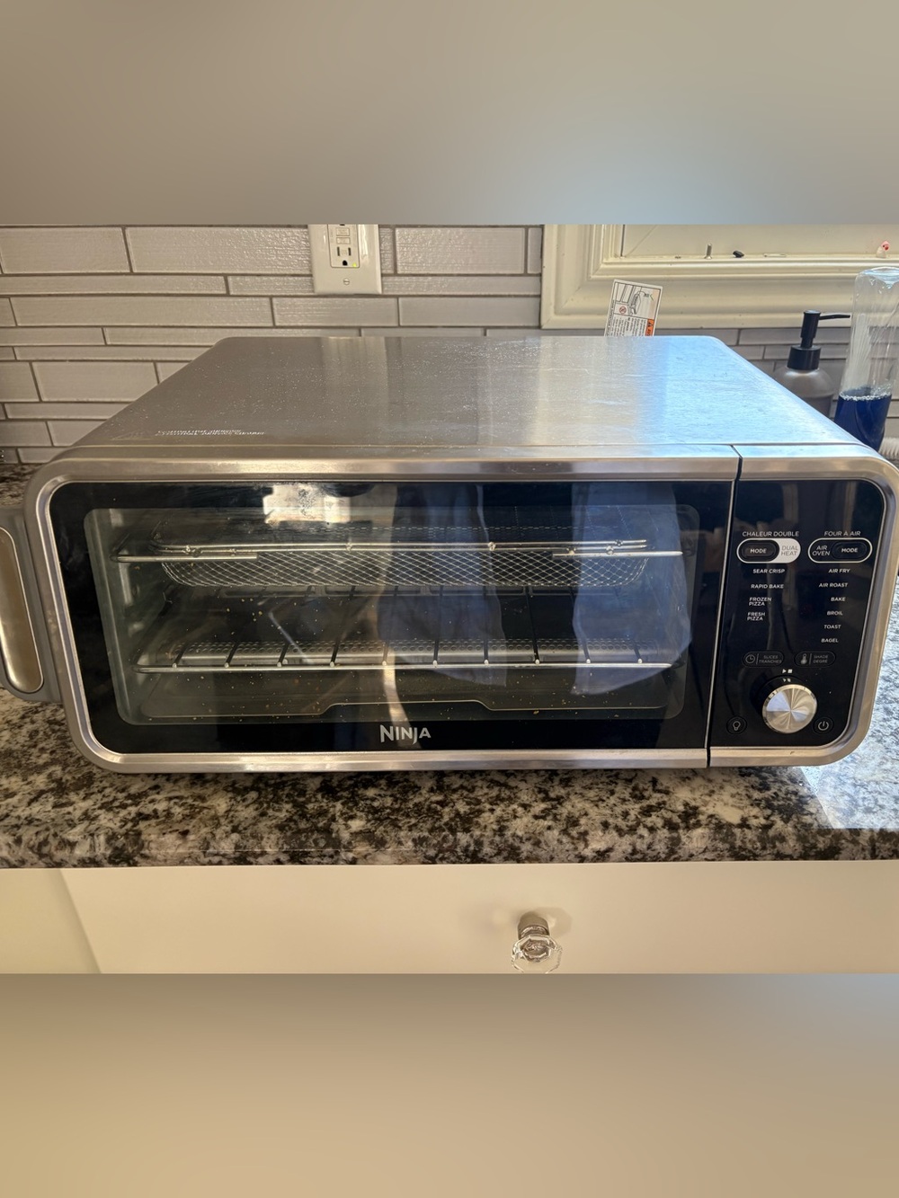 Ninja Stainless Steel Air Oven - Silver and Black